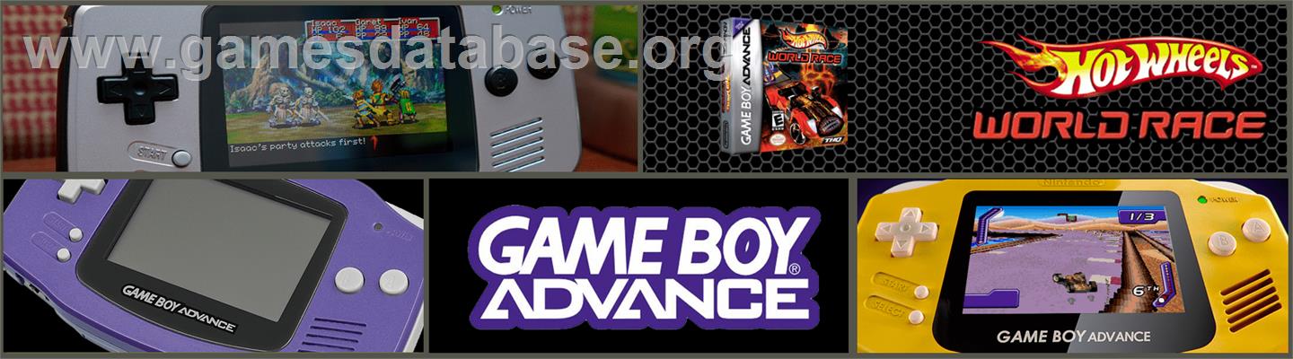 Hot Wheels - World Race - Nintendo Game Boy Advance - Artwork - Marquee