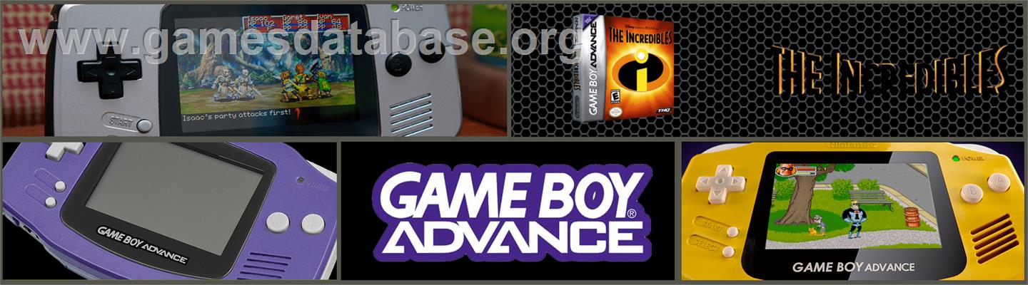 Incredibles - Nintendo Game Boy Advance - Artwork - Marquee