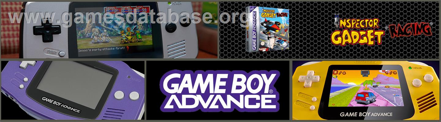 Inspector Gadget Racing - Nintendo Game Boy Advance - Artwork - Marquee