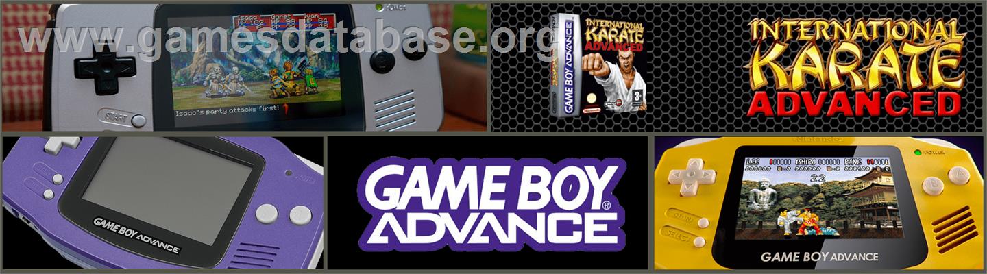 International Karate Advanced - Nintendo Game Boy Advance - Artwork - Marquee
