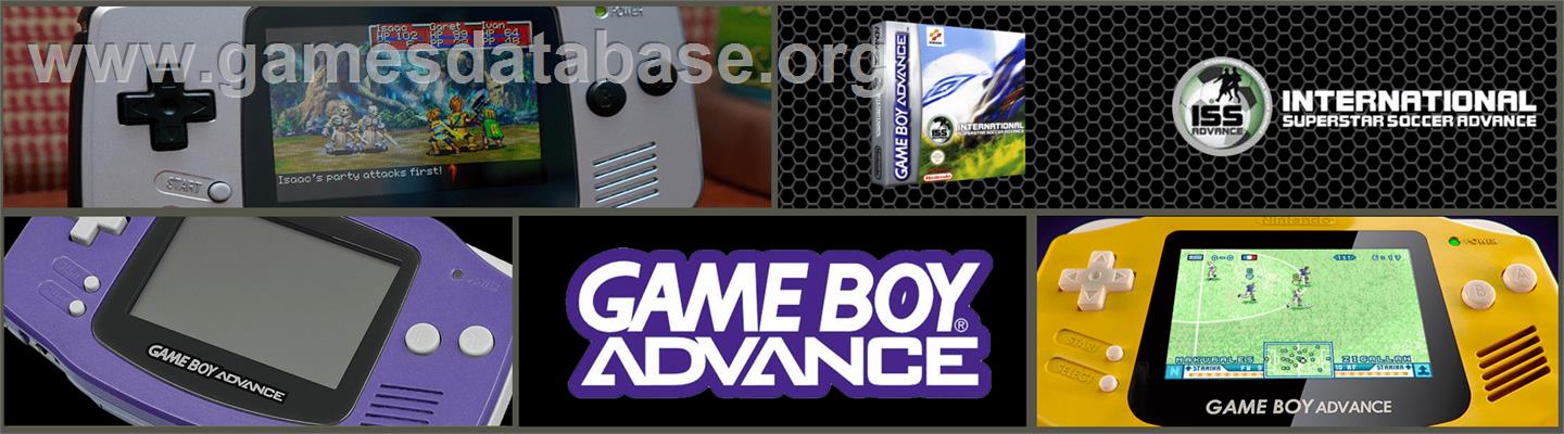 International Superstar Soccer Advance - Nintendo Game Boy Advance - Artwork - Marquee