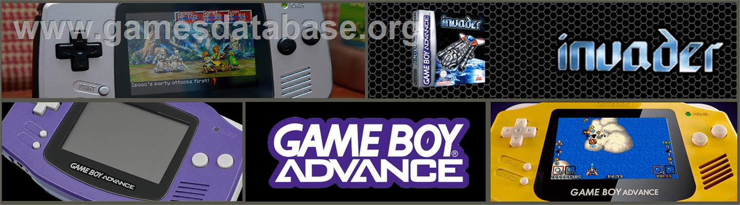 Invader - Nintendo Game Boy Advance - Artwork - Marquee