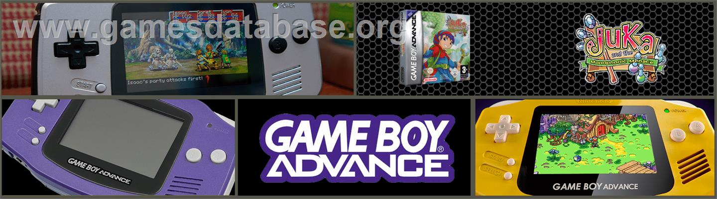 Juka and the Monophonic Menace - Nintendo Game Boy Advance - Artwork - Marquee