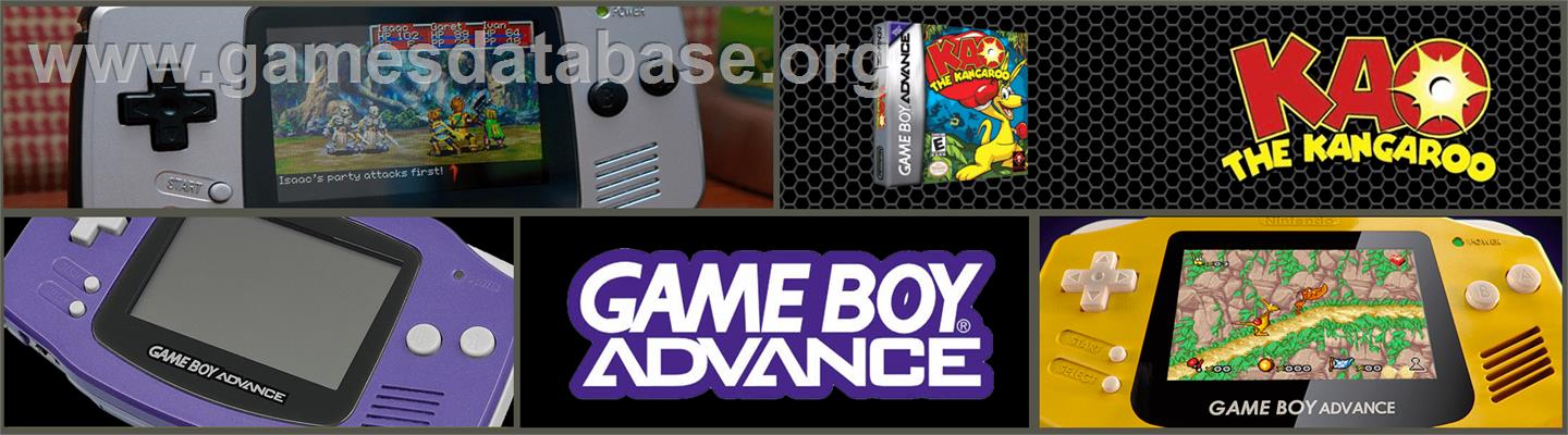 Kao the Kangaroo - Nintendo Game Boy Advance - Artwork - Marquee