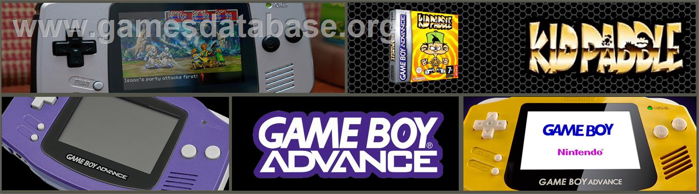 Kid Paddle - Nintendo Game Boy Advance - Artwork - Marquee