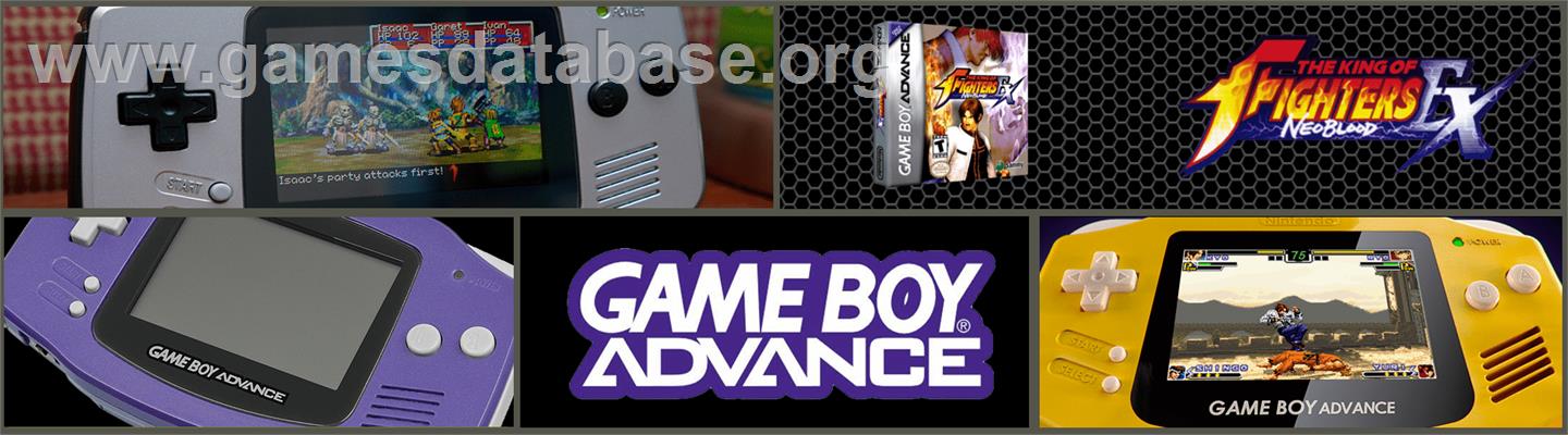 King of Fighters EX: Neo Blood - Nintendo Game Boy Advance - Artwork - Marquee