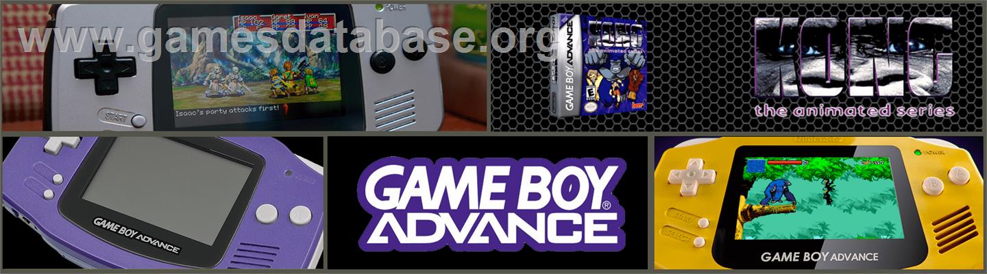 Kong - The Animated Series - Nintendo Game Boy Advance - Artwork - Marquee