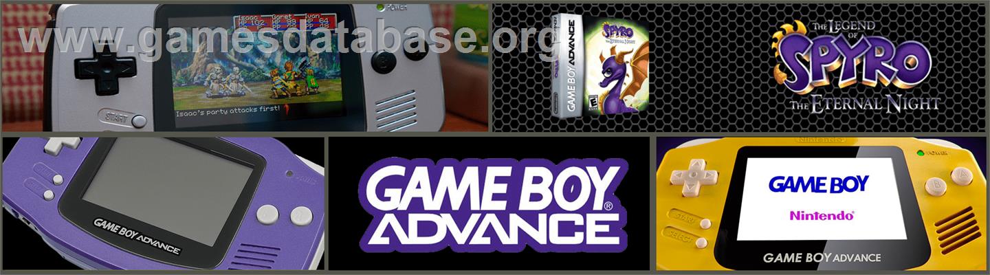 Legend Of Spyro - The Eternal Night, The - Nintendo Game Boy Advance - Artwork - Marquee