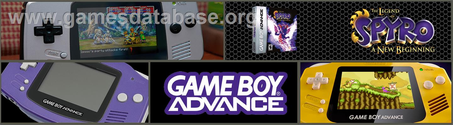 Legend of Spyro: A New Beginning - Nintendo Game Boy Advance - Artwork - Marquee