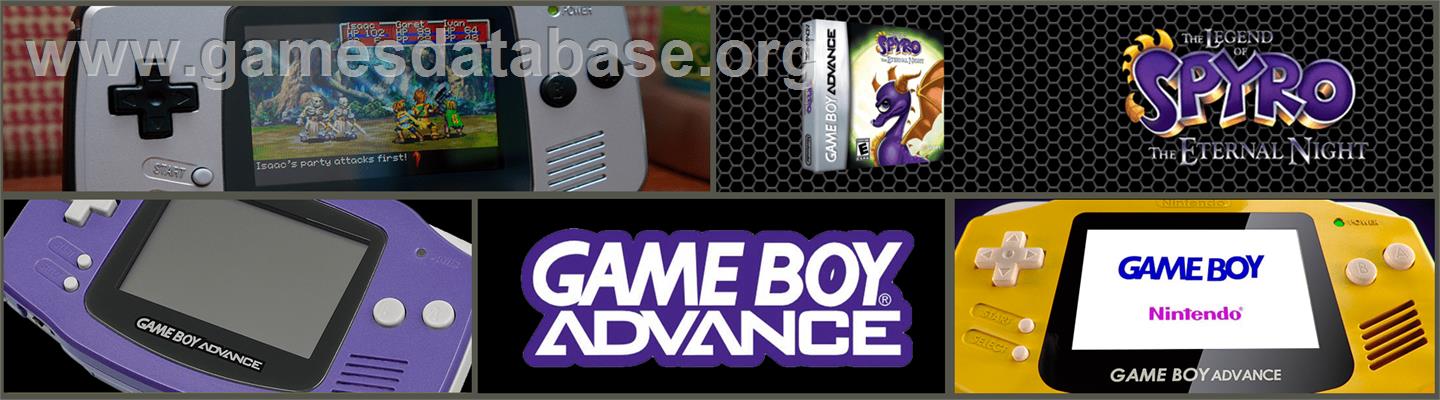 Legend of Spyro: The Eternal Night - Nintendo Game Boy Advance - Artwork - Marquee
