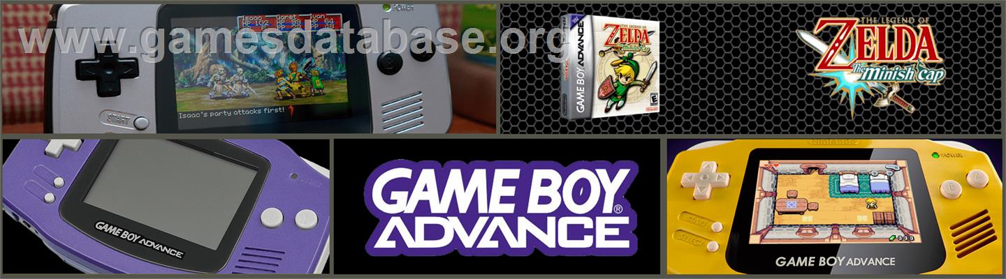 Legend of Zelda: The Minish Cap - Nintendo Game Boy Advance - Artwork - Marquee