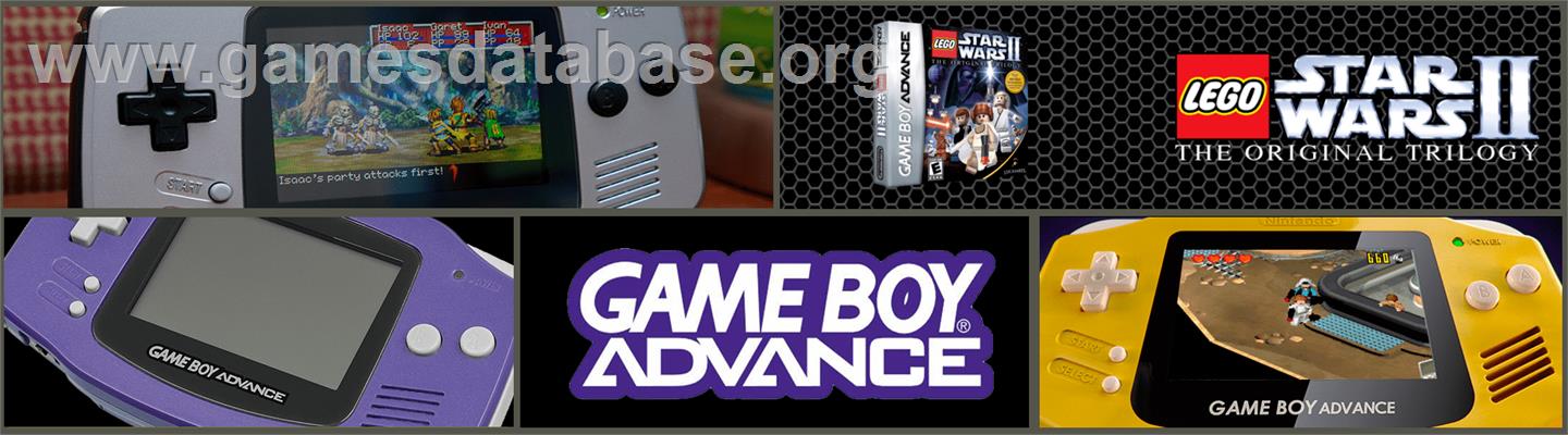 Lego Star Wars 2 - The Original Trilogy - Nintendo Game Boy Advance - Artwork - Marquee