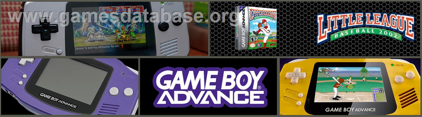 Little League Baseball 2002 - Nintendo Game Boy Advance - Artwork - Marquee