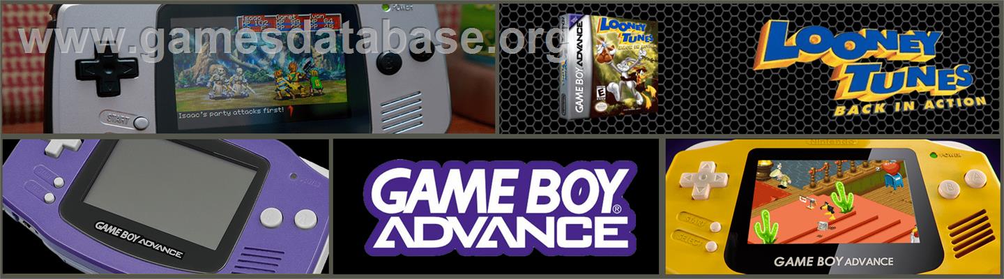 Looney Tunes Back in Action - Nintendo Game Boy Advance - Artwork - Marquee