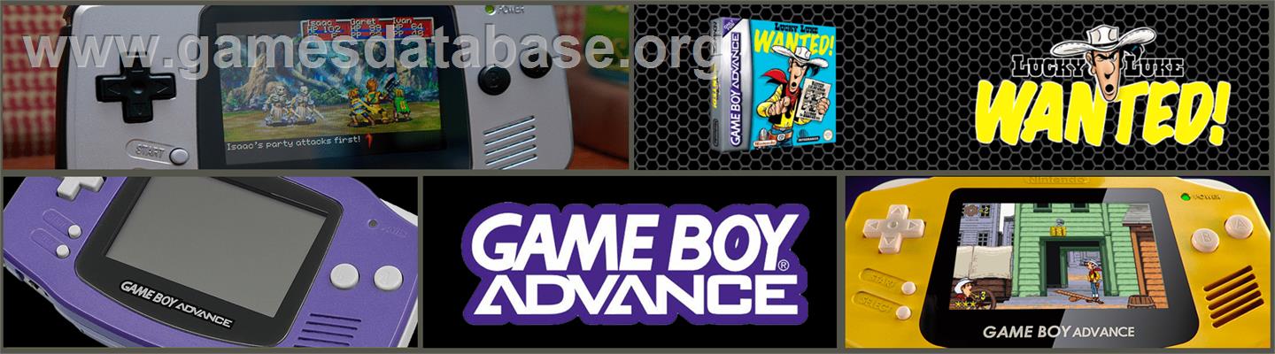 Lucky Luke: Wanted - Nintendo Game Boy Advance - Artwork - Marquee