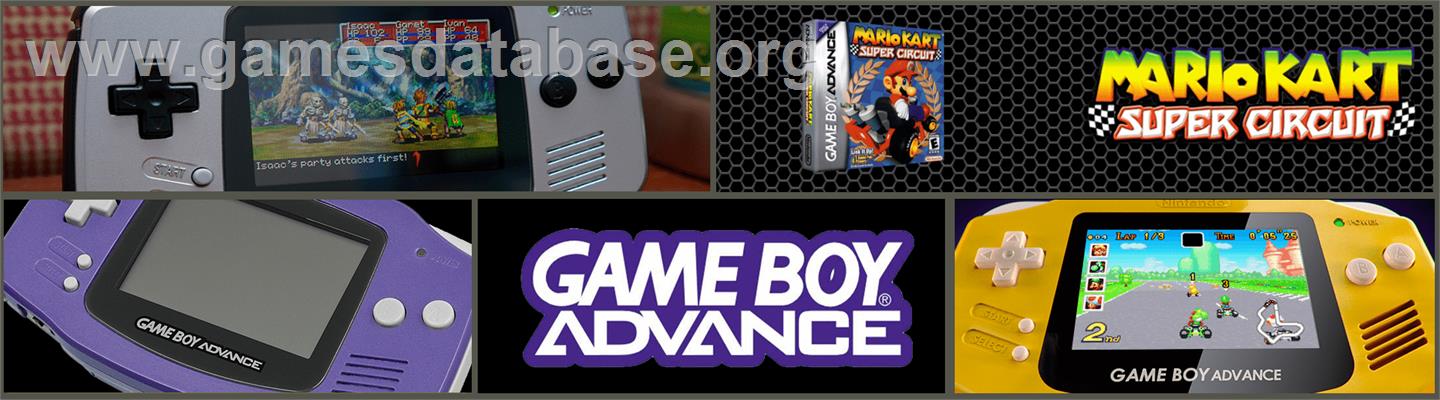 Mario Kart - Super Circuit - Nintendo Game Boy Advance - Artwork - Marquee