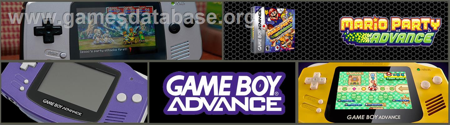 Mario Party Advance - Nintendo Game Boy Advance - Artwork - Marquee