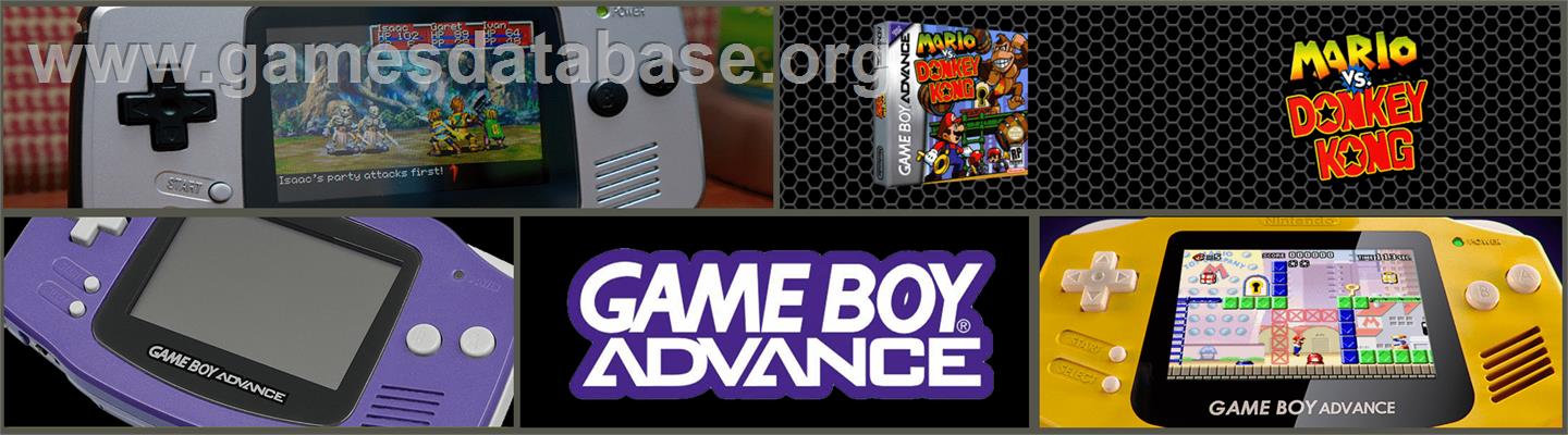 Mario vs. Donkey Kong - Nintendo Game Boy Advance - Artwork - Marquee