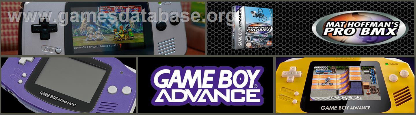 Mat Hoffman's Pro Bmx - Nintendo Game Boy Advance - Artwork - Marquee