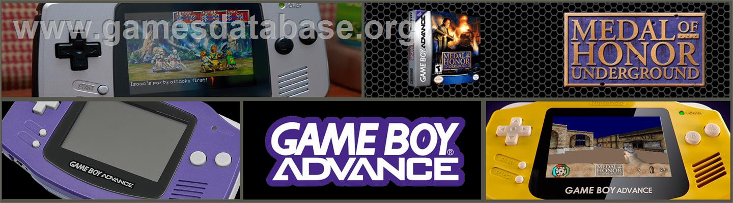 Medal of Honor: Underground - Nintendo Game Boy Advance - Artwork - Marquee
