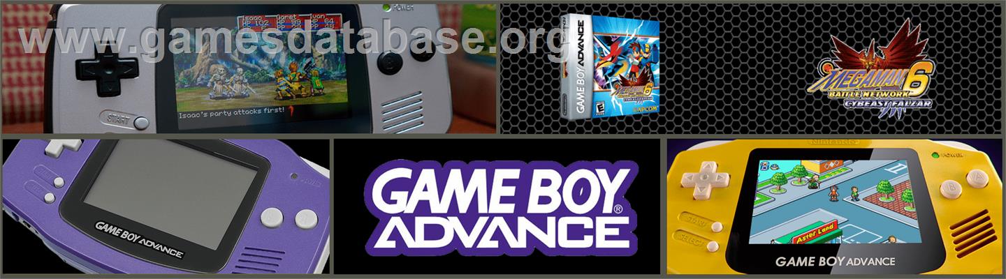 Mega Man Battle Network 6: Cybeast Falzar - Nintendo Game Boy Advance - Artwork - Marquee