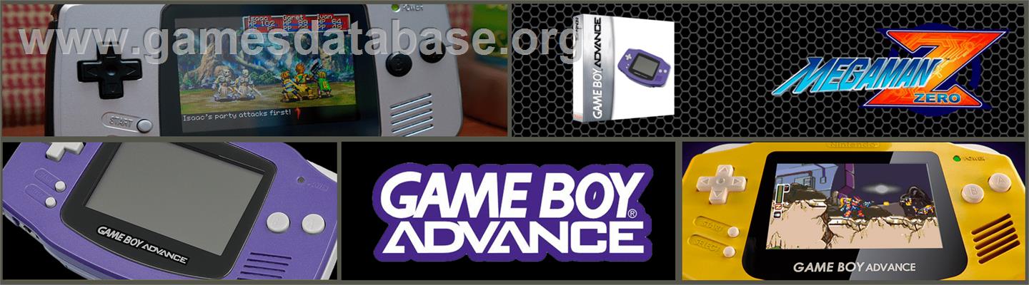 Mega Man Zero - Nintendo Game Boy Advance - Artwork - Marquee