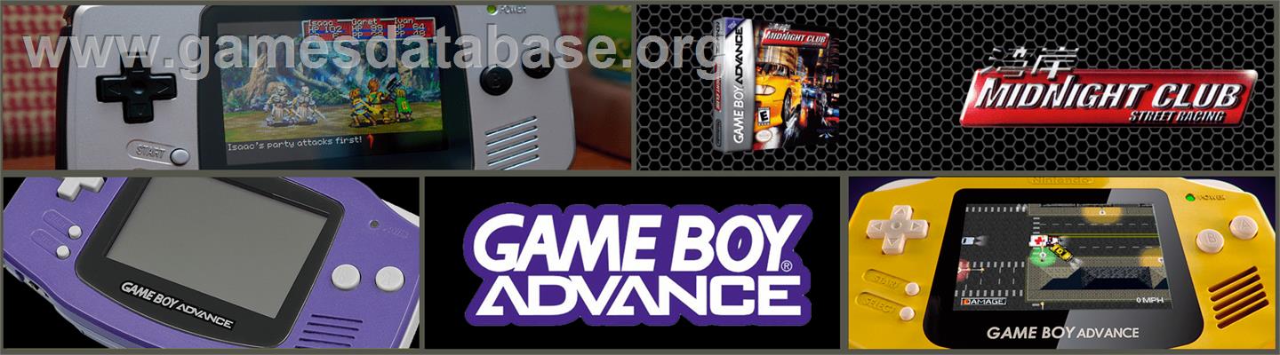 Midnight Club - Street Racing - Nintendo Game Boy Advance - Artwork - Marquee