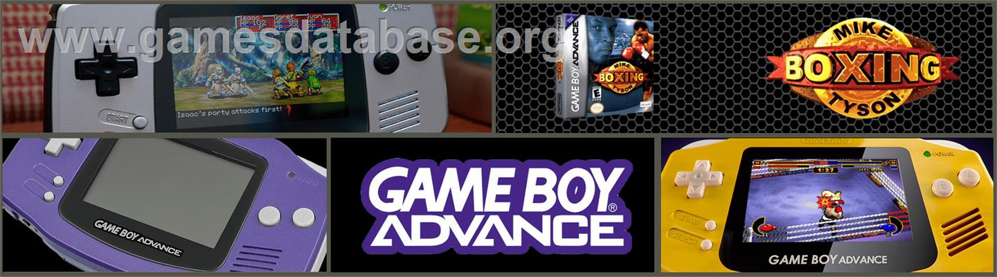 Mike Tyson Boxing - Nintendo Game Boy Advance - Artwork - Marquee
