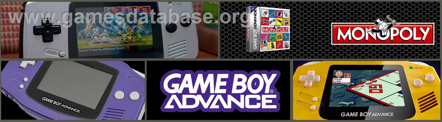 Monopoly - Nintendo Game Boy Advance - Artwork - Marquee
