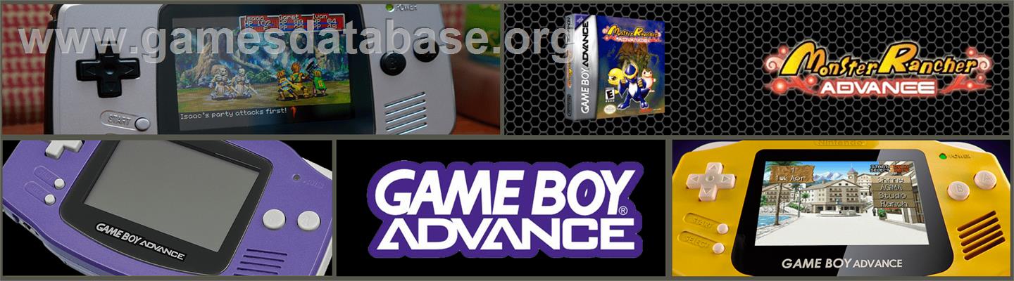 Monster Rancher Advance - Nintendo Game Boy Advance - Artwork - Marquee