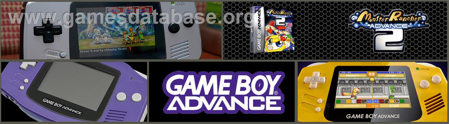 Monster Rancher Advance 2 - Nintendo Game Boy Advance - Artwork - Marquee