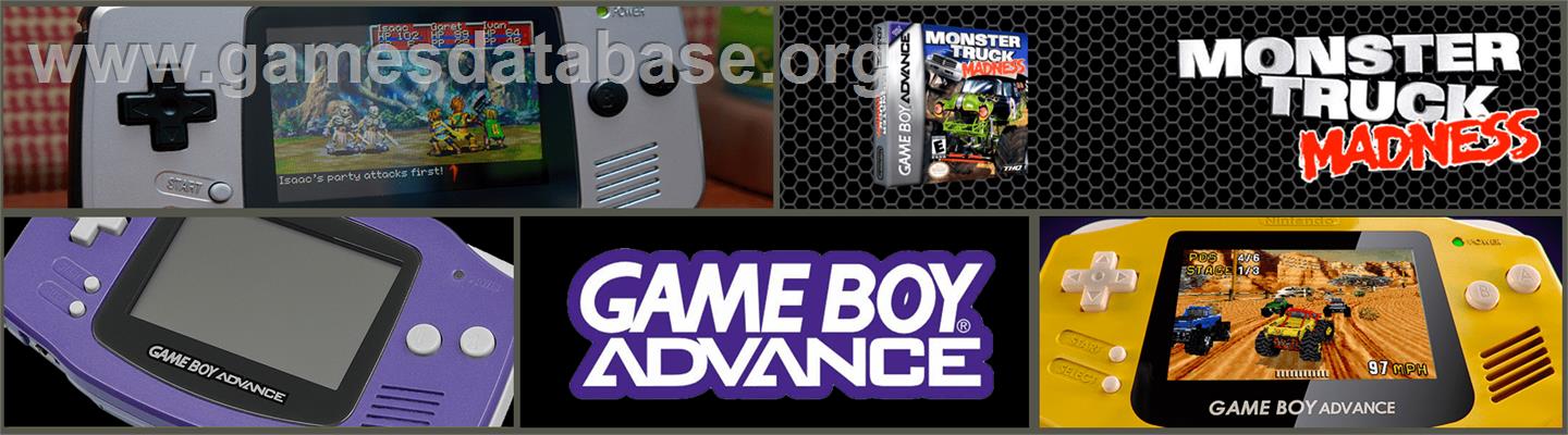 Monster Truck Madness - Nintendo Game Boy Advance - Artwork - Marquee