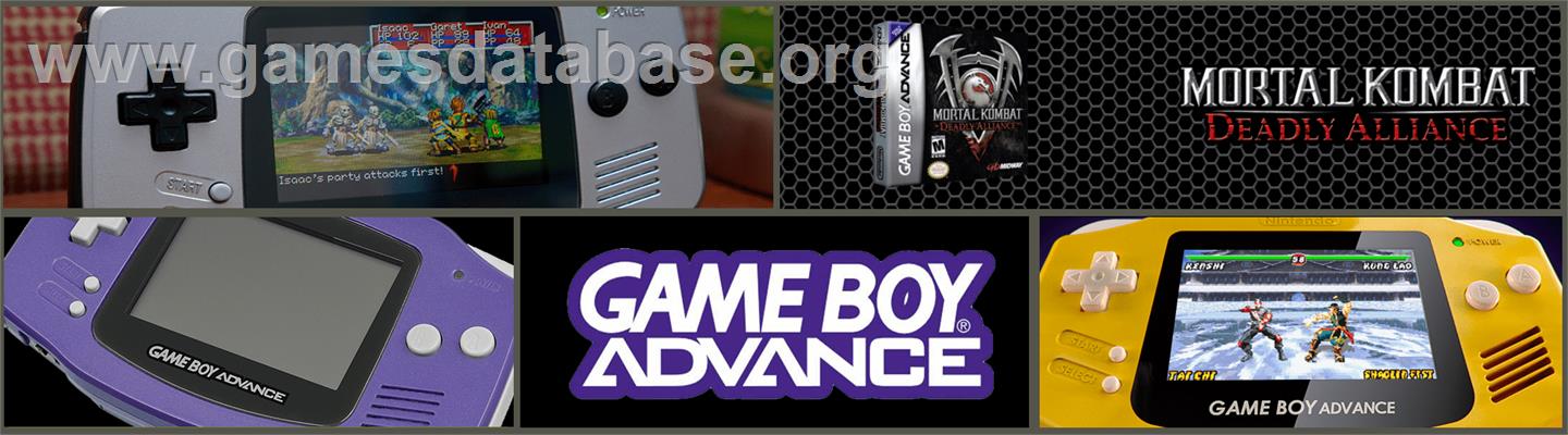 Mortal Kombat: Deadly Alliance - Nintendo Game Boy Advance - Artwork - Marquee