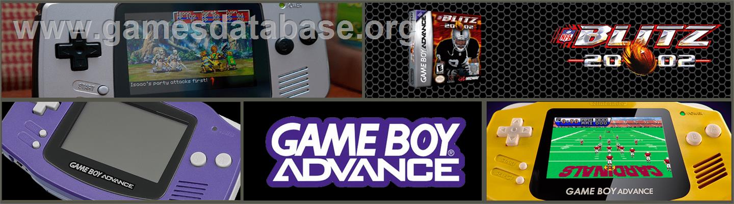 NFL Blitz 20-02 - Nintendo Game Boy Advance - Artwork - Marquee
