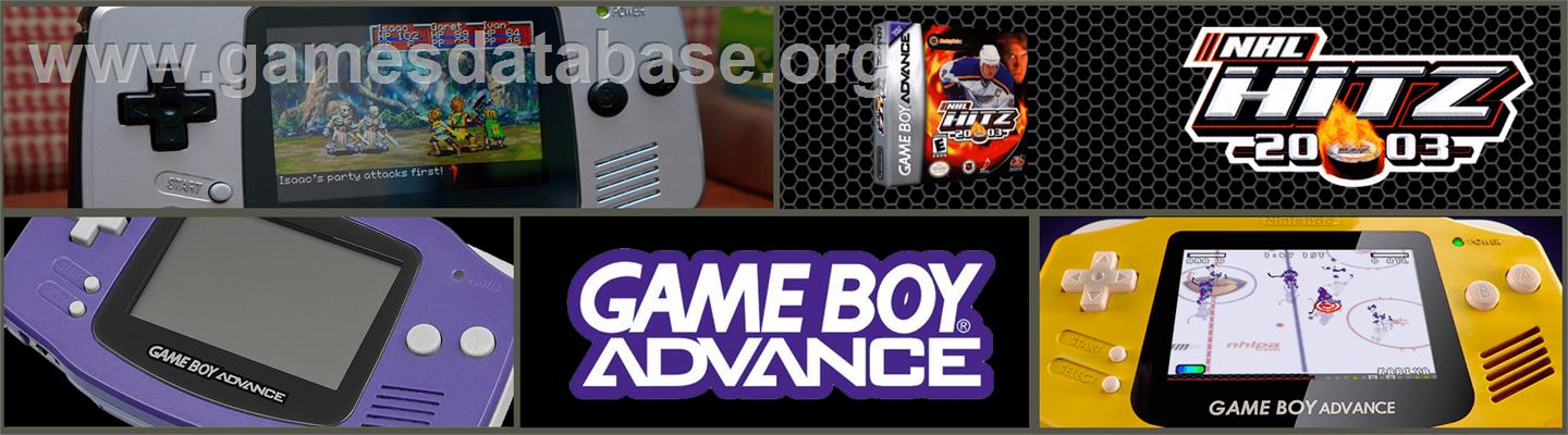 NHL Hitz 20-03 - Nintendo Game Boy Advance - Artwork - Marquee