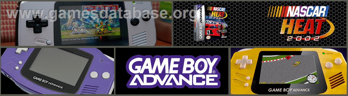 Nascar Heat 2002 - Nintendo Game Boy Advance - Artwork - Marquee