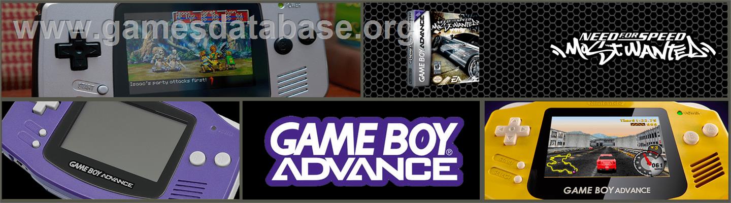 Need For Speed - Most Wanted - Nintendo Game Boy Advance - Artwork - Marquee