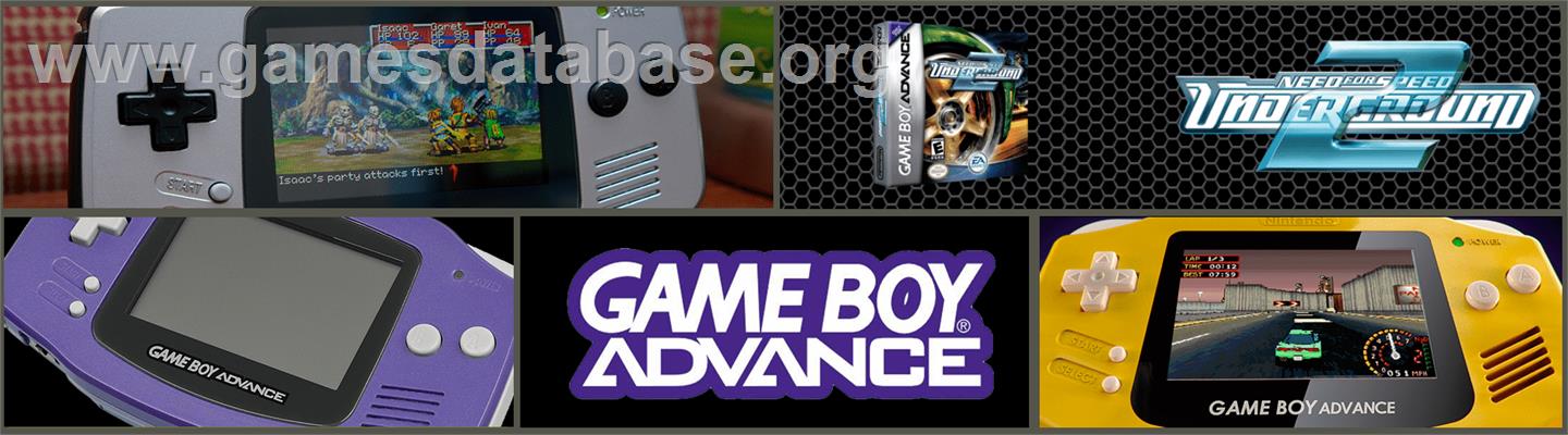 Need for Speed Underground 2 - Nintendo Game Boy Advance - Artwork - Marquee