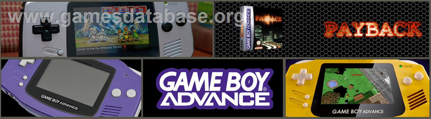 Payback - Nintendo Game Boy Advance - Artwork - Marquee