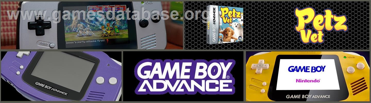 Petz Vet - Nintendo Game Boy Advance - Artwork - Marquee