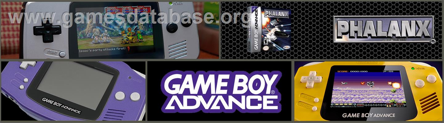 Phalanx - Nintendo Game Boy Advance - Artwork - Marquee