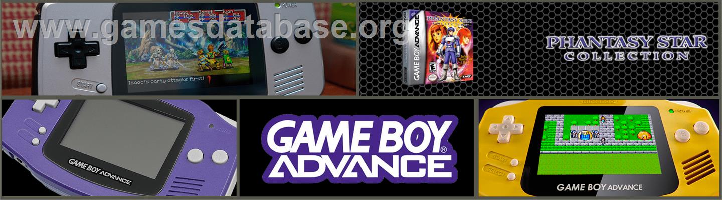 Phantasy Star Collection - Nintendo Game Boy Advance - Artwork - Marquee
