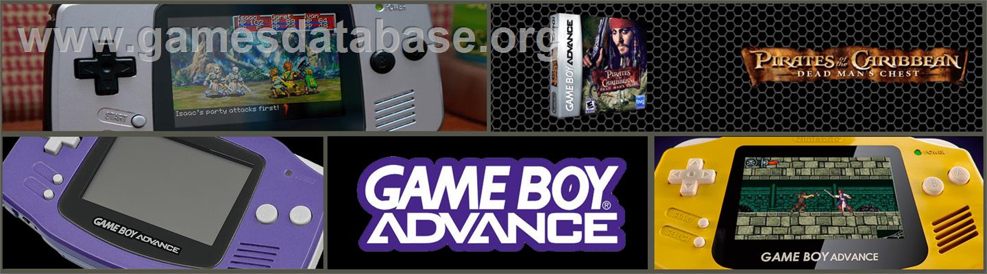 Pirates of the Caribbean: Dead Man's Chest - Nintendo Game Boy Advance - Artwork - Marquee