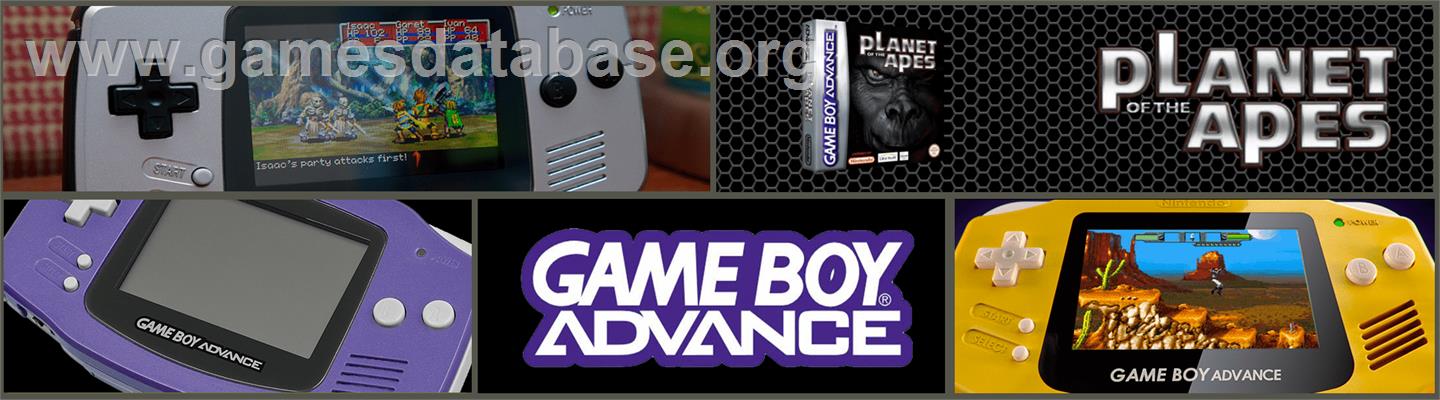 Planet Of The Apes - Nintendo Game Boy Advance - Artwork - Marquee