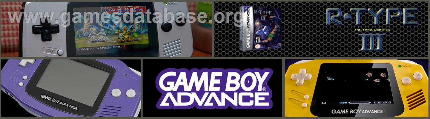 R-Type III: The Third Lightning - Nintendo Game Boy Advance - Artwork - Marquee