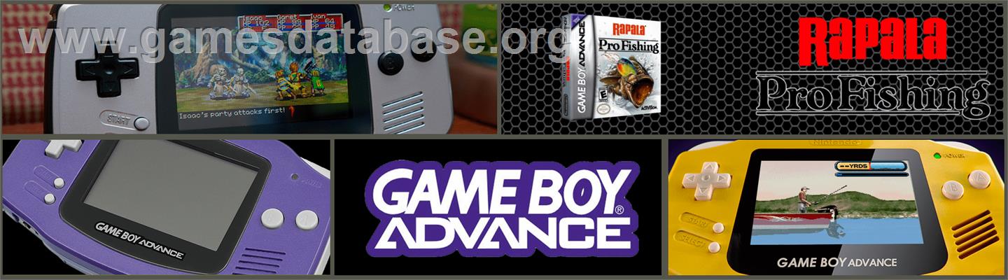 Rapala Pro Fishing - Nintendo Game Boy Advance - Artwork - Marquee