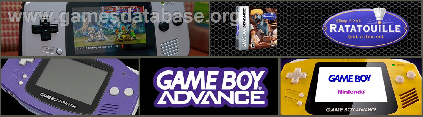 Ratatouille - Nintendo Game Boy Advance - Artwork - Marquee