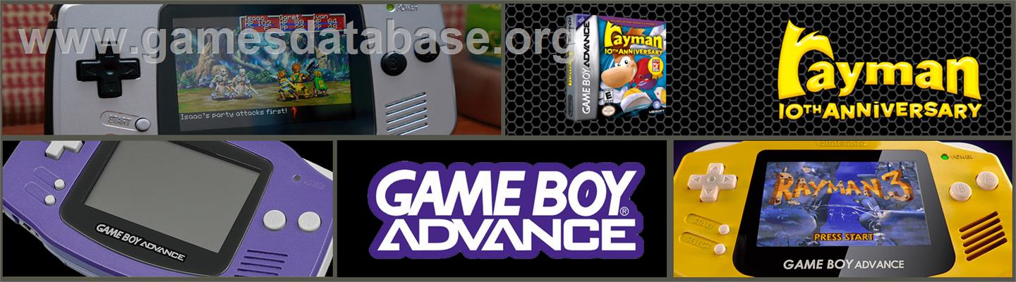 Rayman - Nintendo Game Boy Advance - Artwork - Marquee