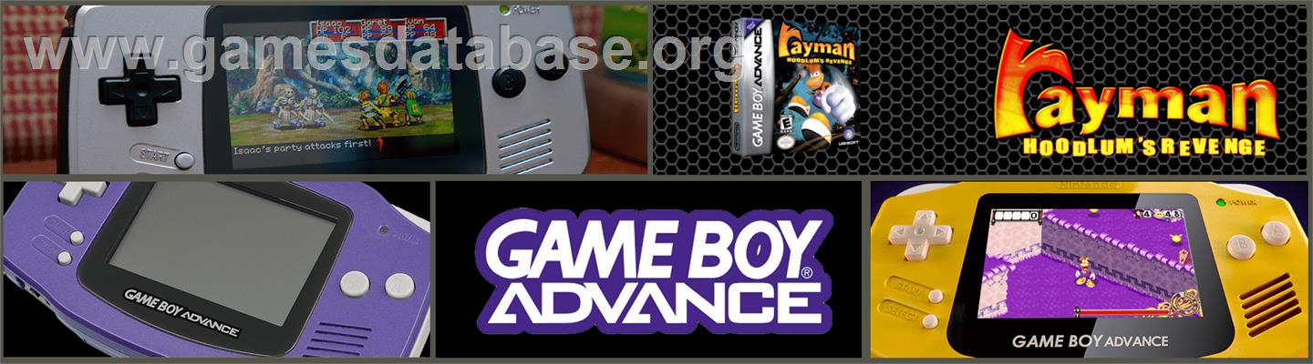Rayman - Hoodlum's Revenge - Nintendo Game Boy Advance - Artwork - Marquee