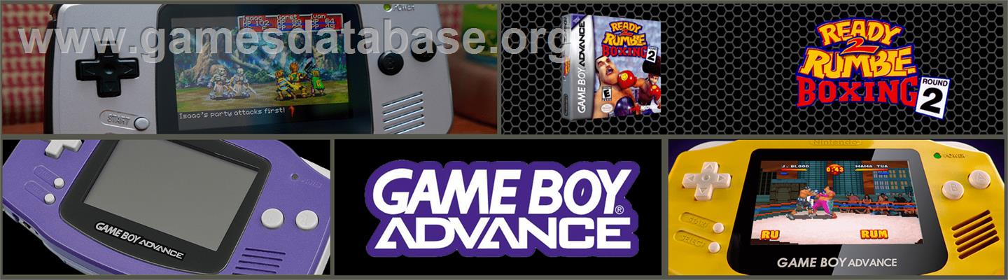 Ready 2 Rumble Boxing Round 2 - Nintendo Game Boy Advance - Artwork - Marquee